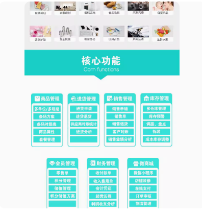 管家婆ishop进销存管理软件网络手机服装销售开单出库云鞋服食品